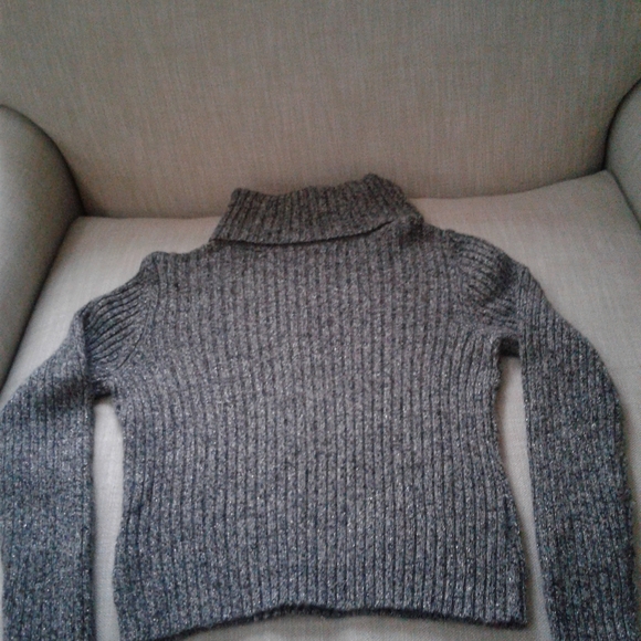 Silver Sparkly Lambswool Sweater - Picture 6 of 6